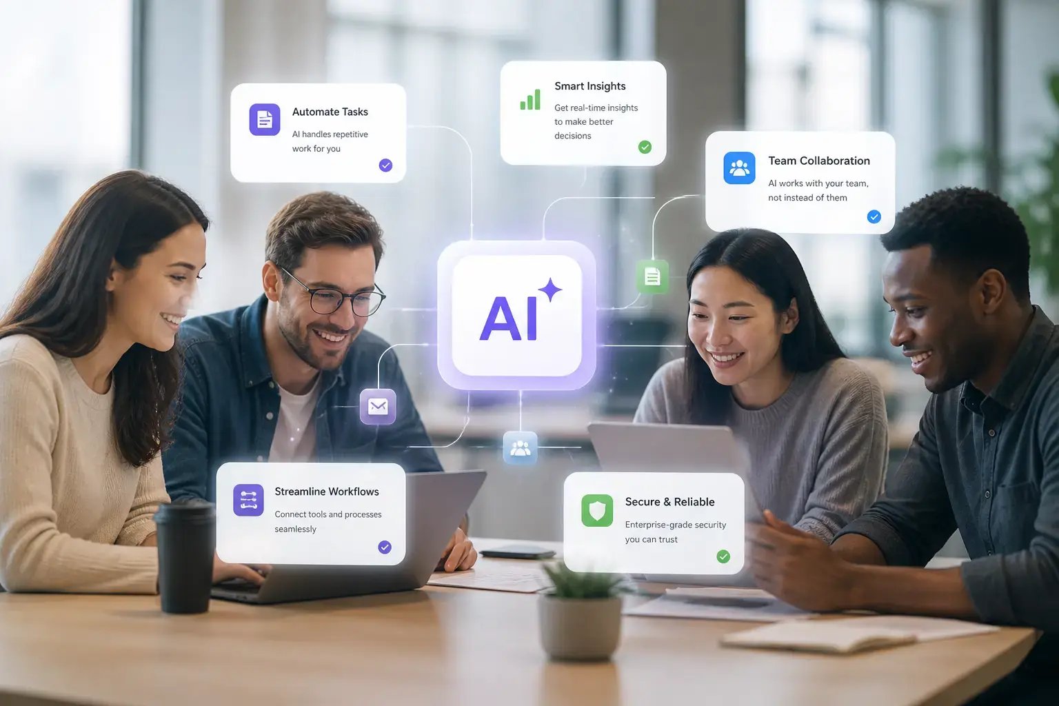 AI that works with your team not instead of them
